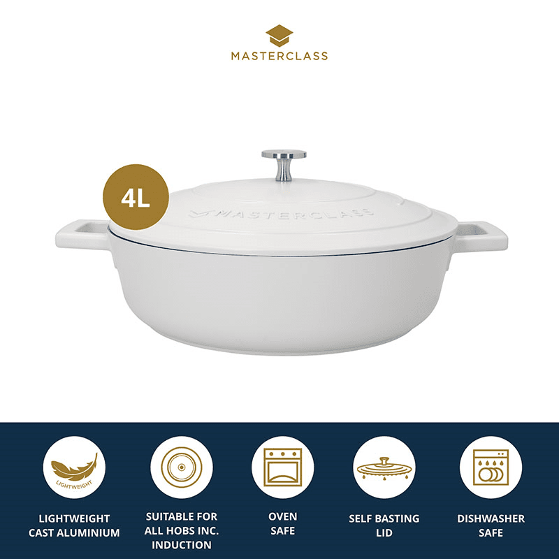 Shallow Casserole Dish, Cream