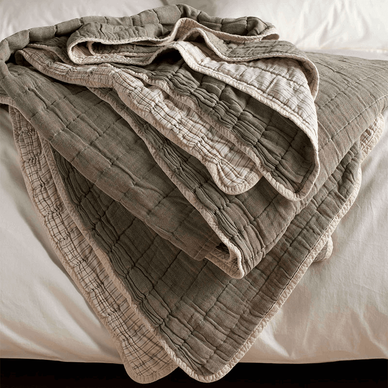 Vivienne Cotton Quilted Throw