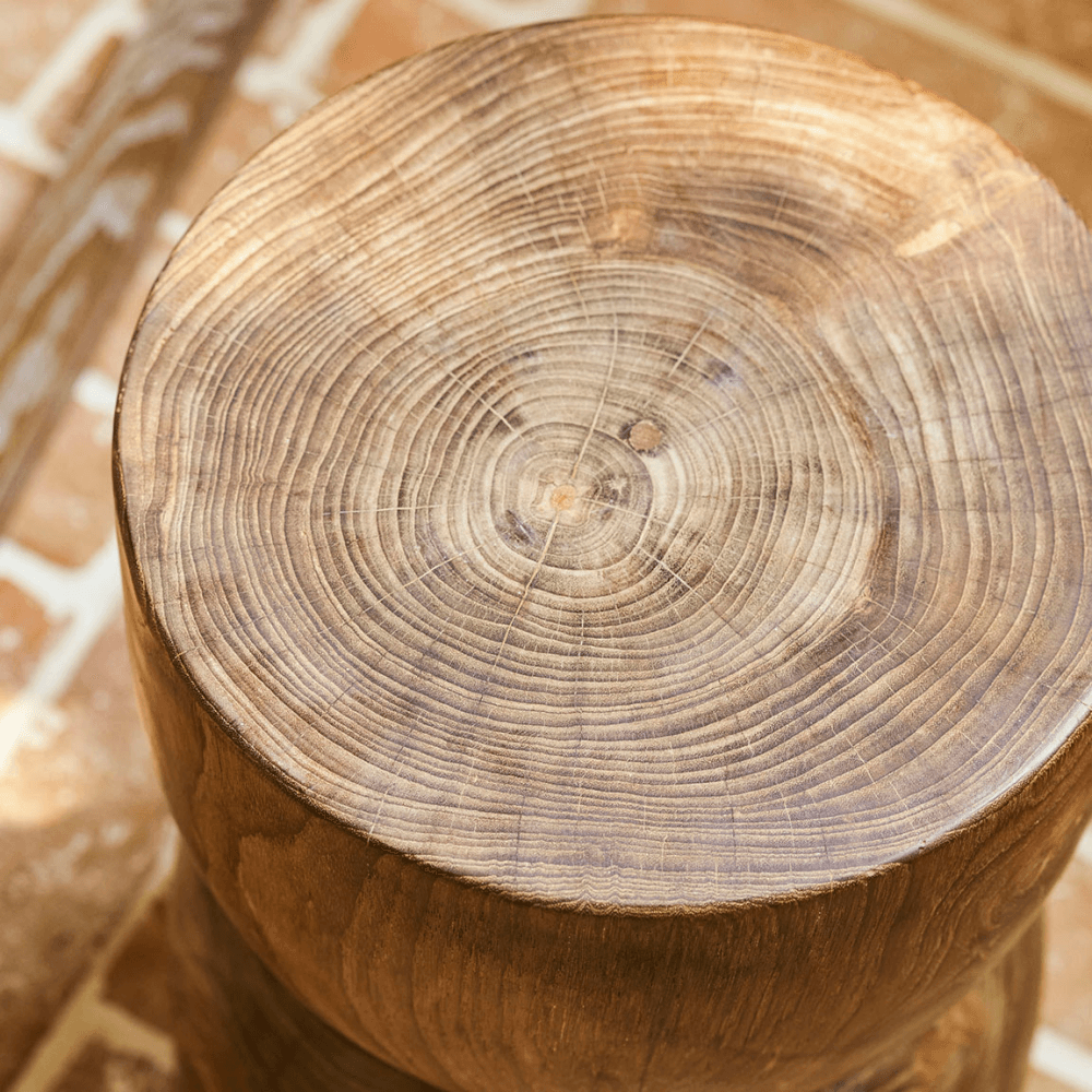 Weston Teak Side Table, Natural