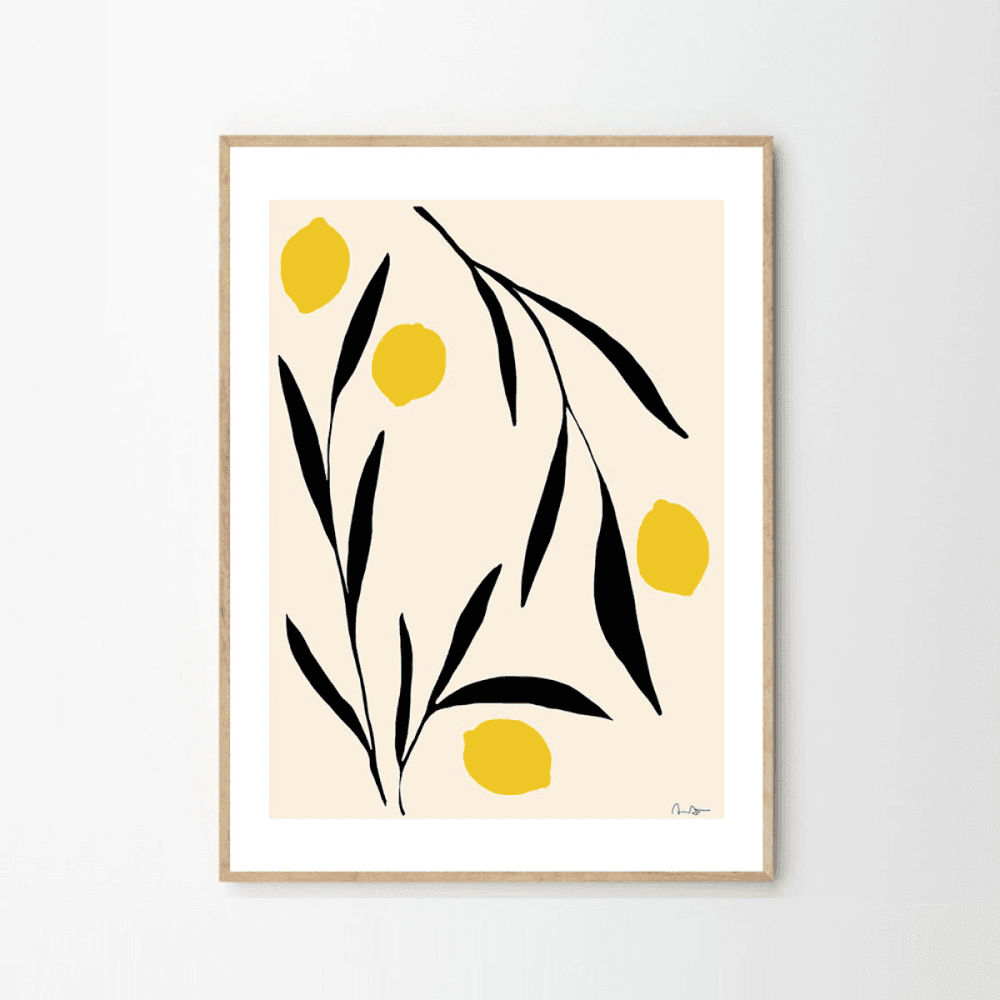 Lemon - Anna Morner Art Print, Multi