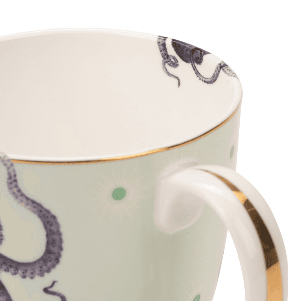 Octopus Mug, Blue