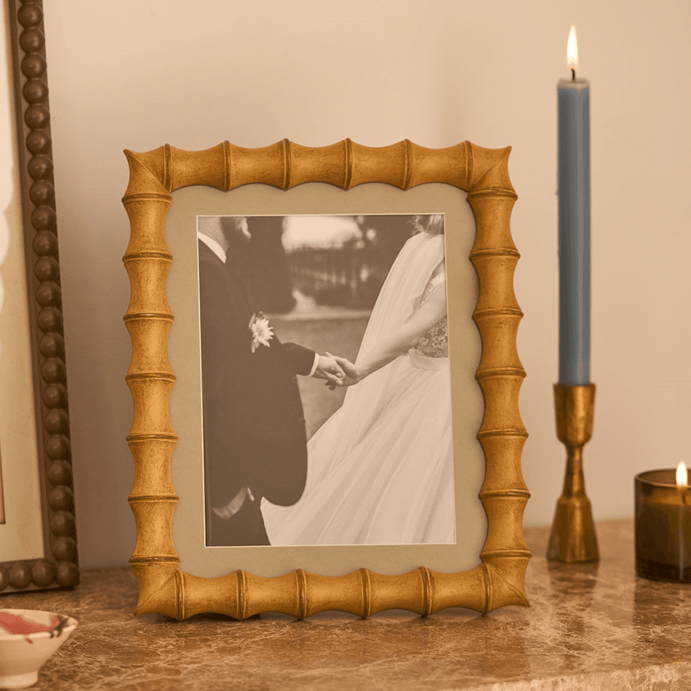 Bamboo Eff Photo Frame, Natural