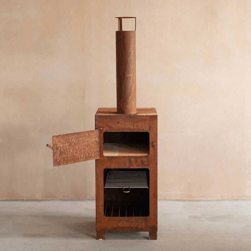 Outdoor Heater and pizza oven, Rust