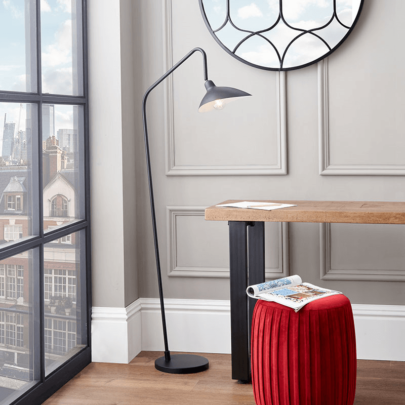 Toulon Floor Lamp, Black