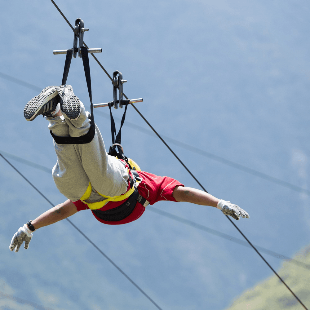Zip wire experience for two