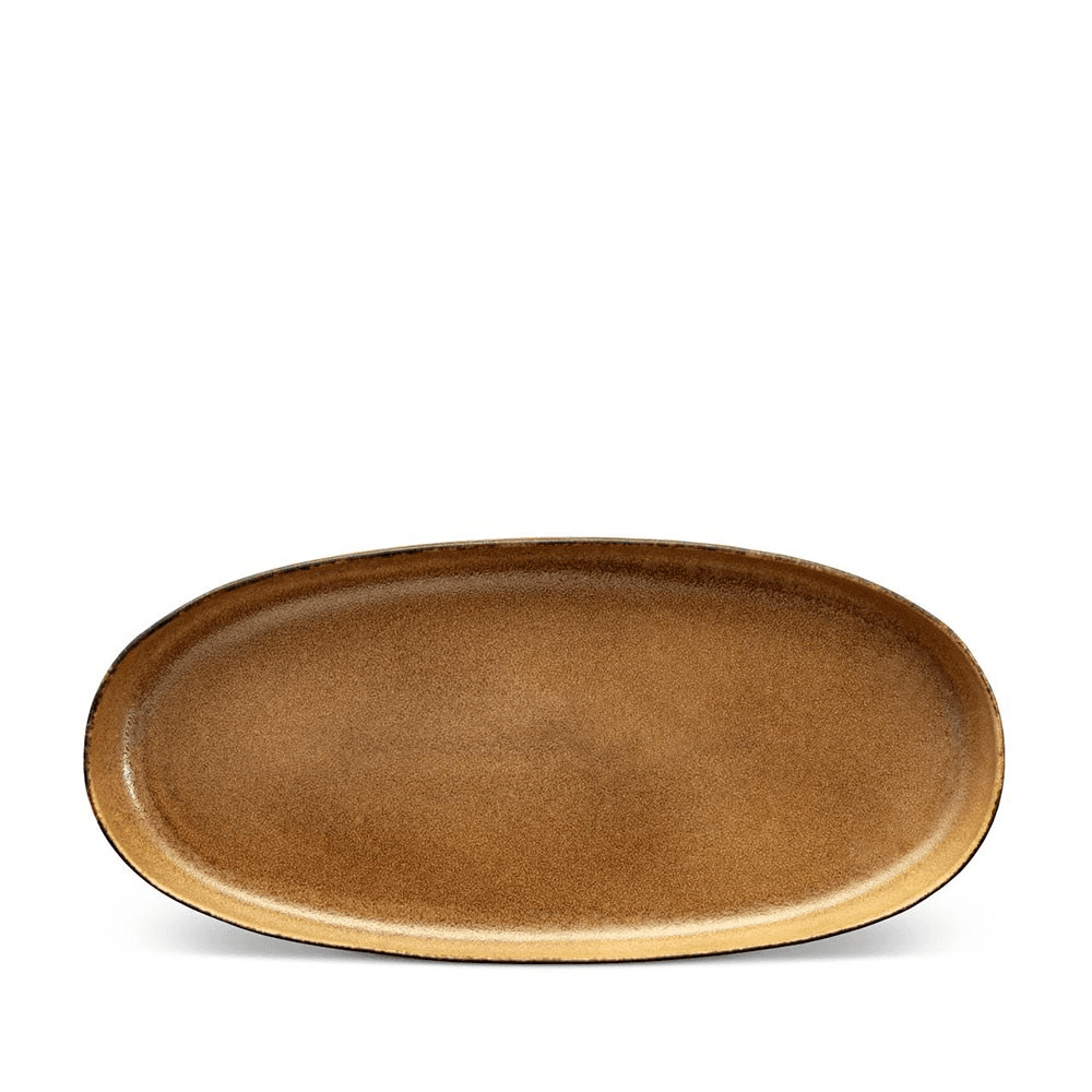 Terra Medium oval platter, Brown