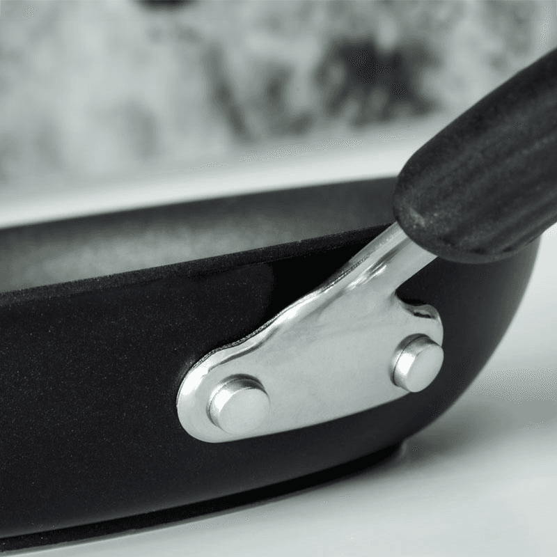 A1 ScratchDefense Extreme Non-Stick Pan Set, Grey