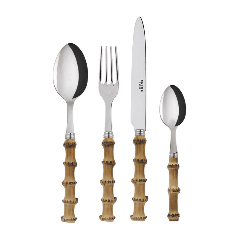 Panda 2 Piece Serving Set, Bamboo