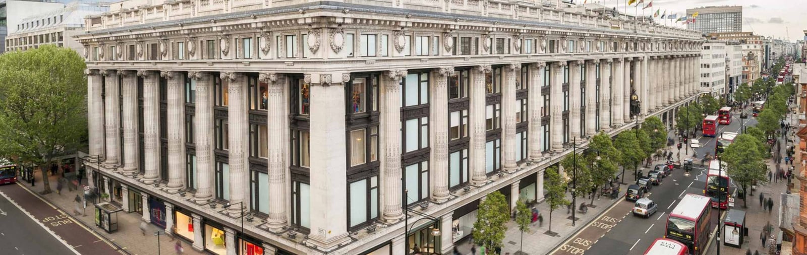 Selfridges department store in London