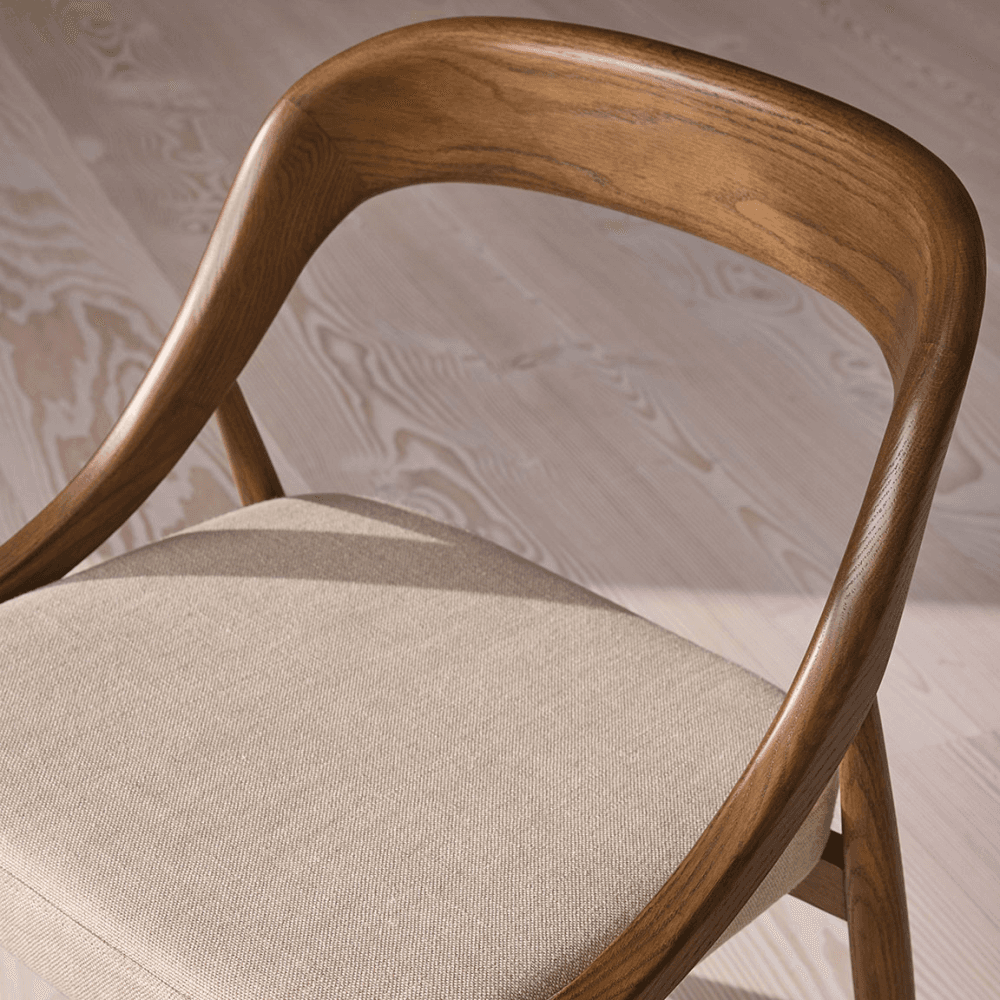 Warren Dining Chair, Slubby Linen