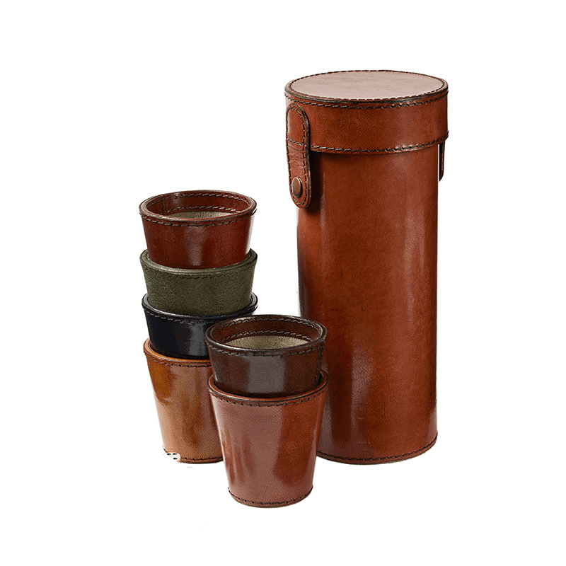 Leather Perudo Set, Conker Brown