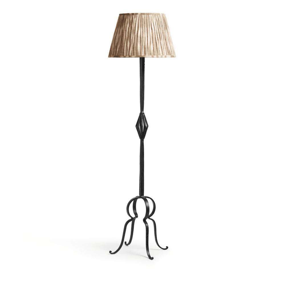 Clementina Floor Lamp Base, Verdigris