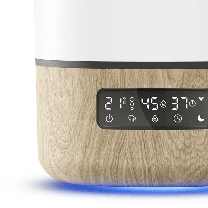 Breathe Electric Humidifier, White/ Natural