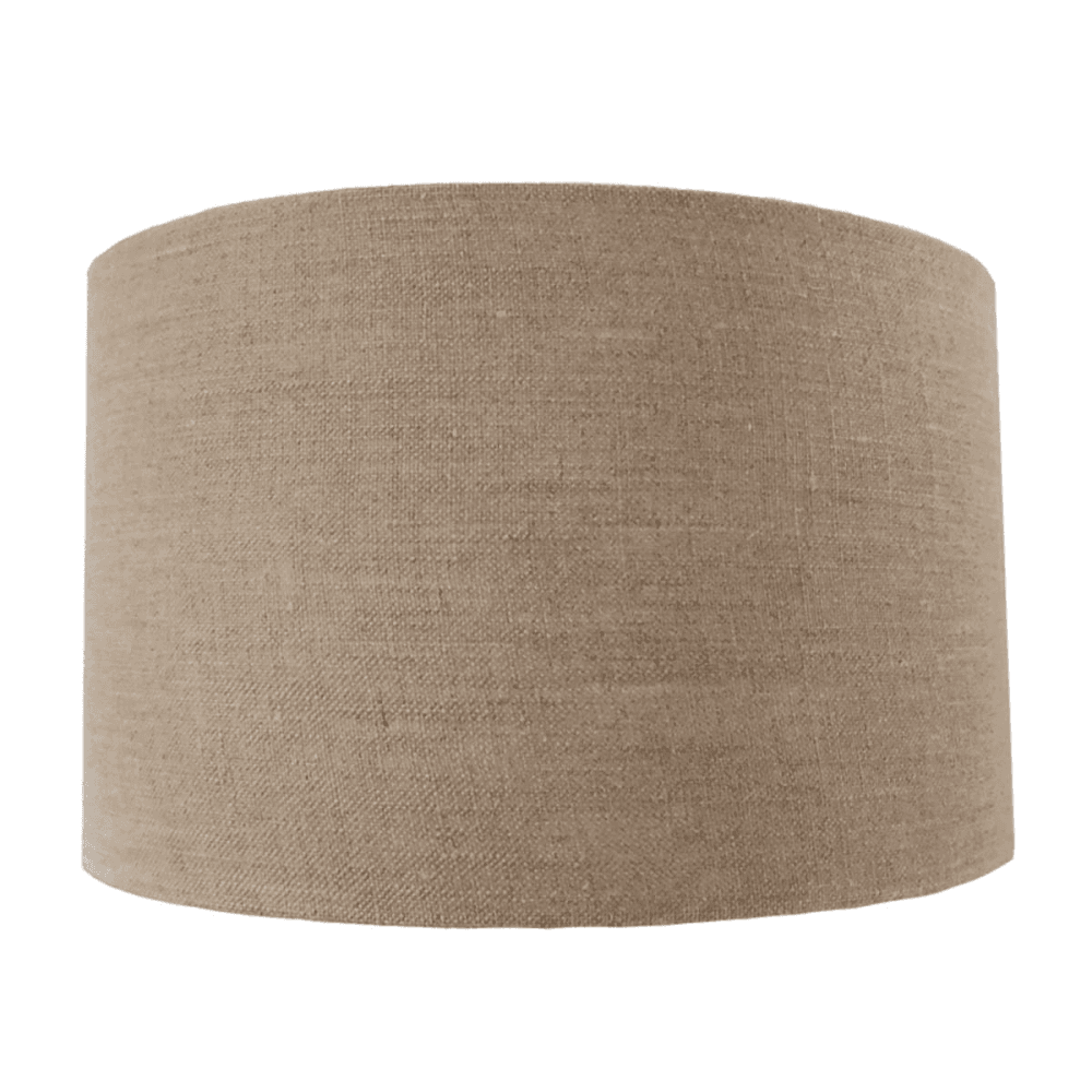 Linen Cylinder Drum Shade, Natural