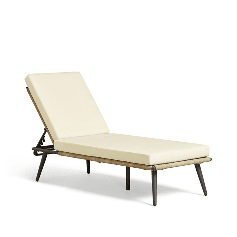 Cabrera Sun Lounger, Cream