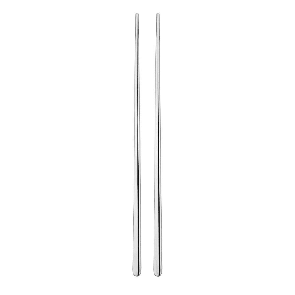 Mulberry Chopsticks, Mirror Finish Stainless Steel