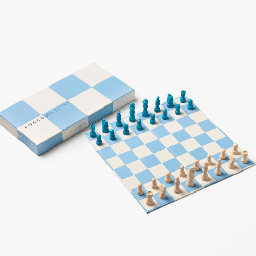 Image showing the Play Chess, Beige/Blue product.