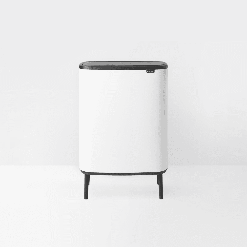 Bo Hi Touch Bin, White