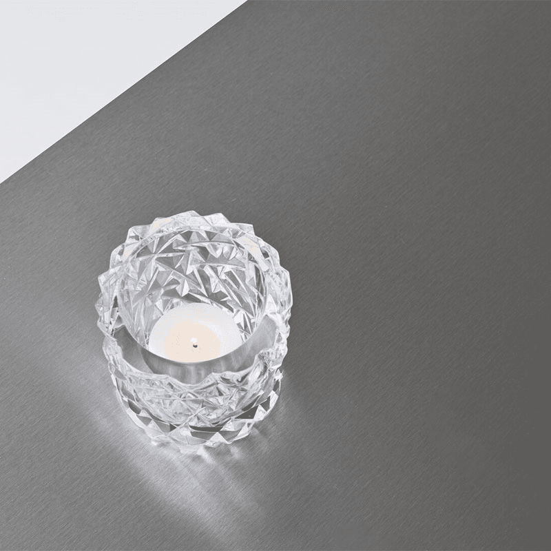 Carat Tea Light Holder, Crystal