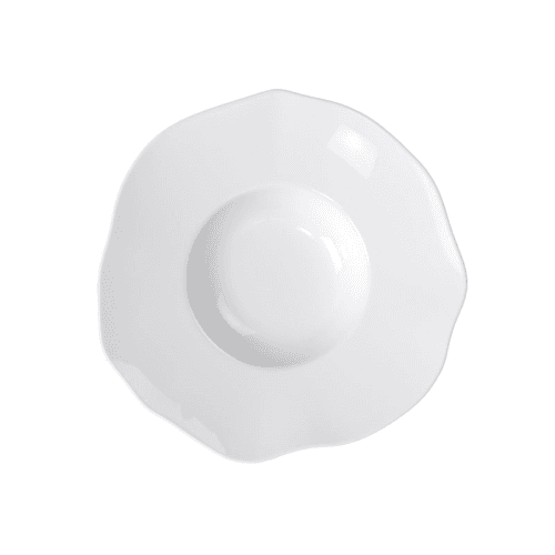 Image showing the Pura Pasta Plate, White product.