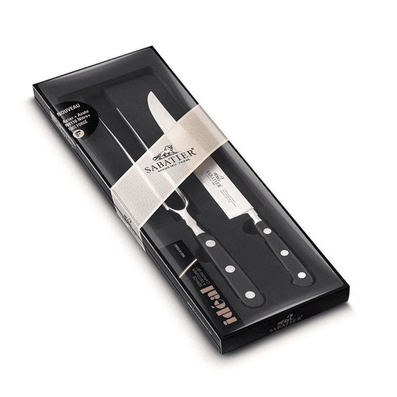 Ideal Steel 2 Piece Carving Set, Steel