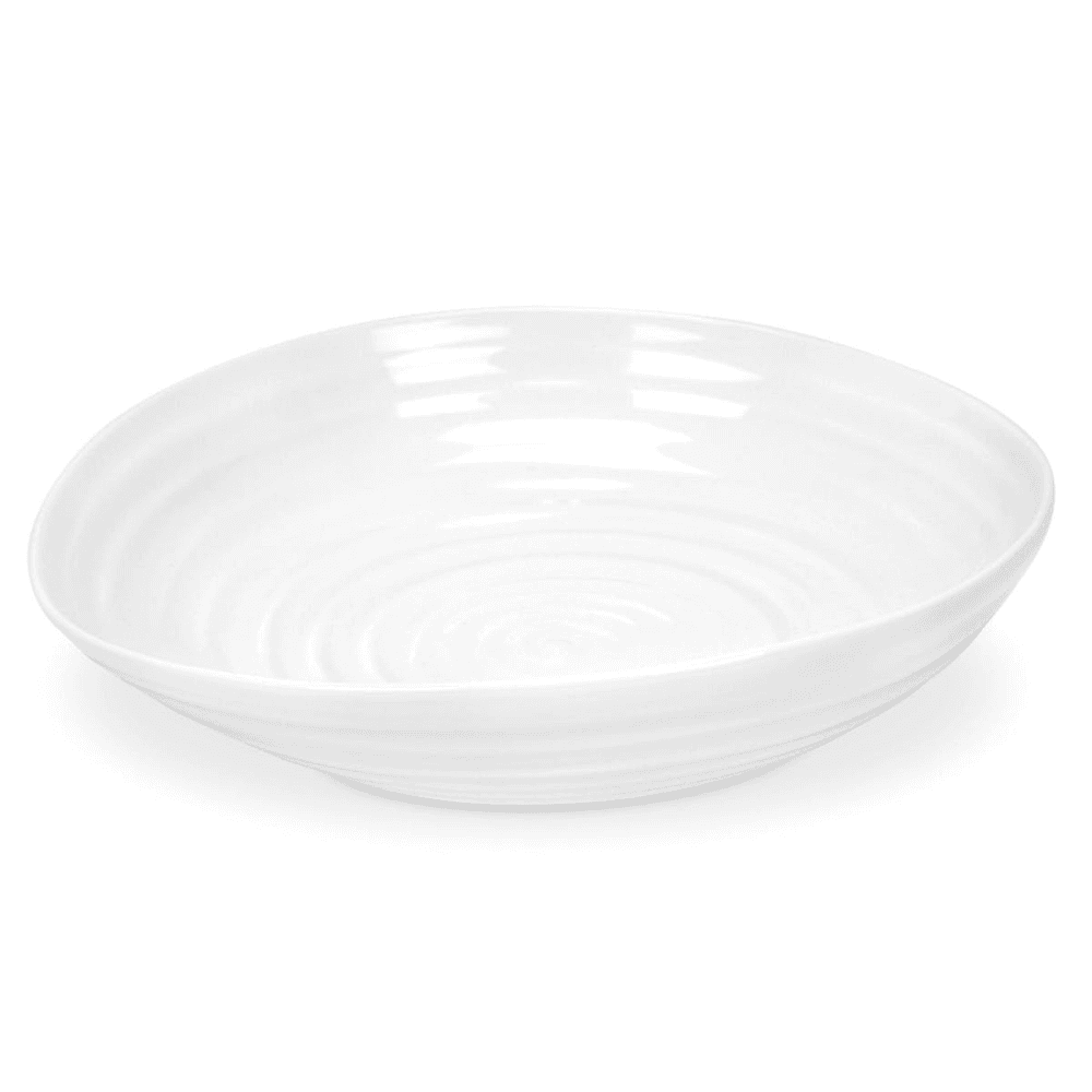 Ceramics Set of 4 Pasta Bowls, White