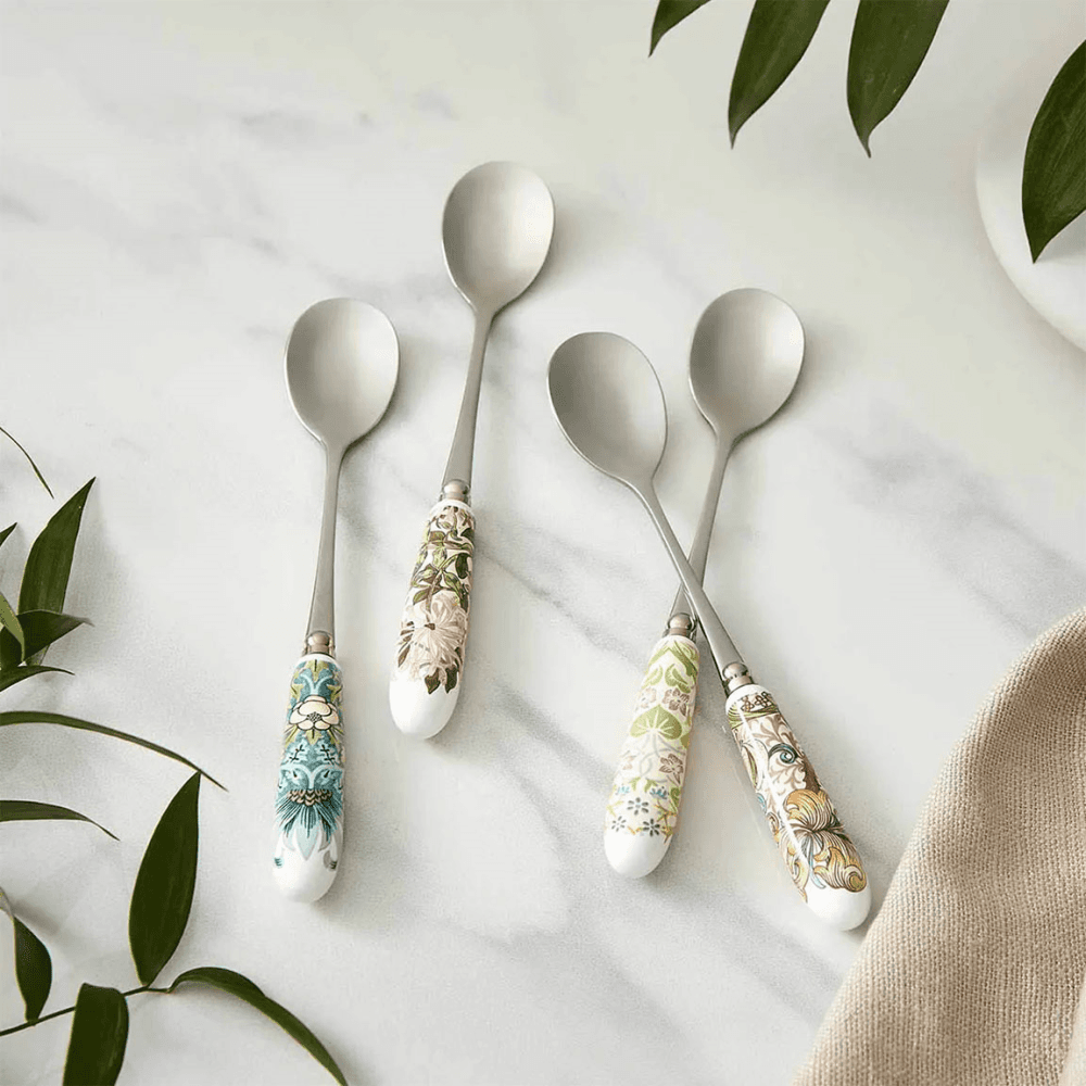 Morris & Co Set of 4 Teaspoons, Multi