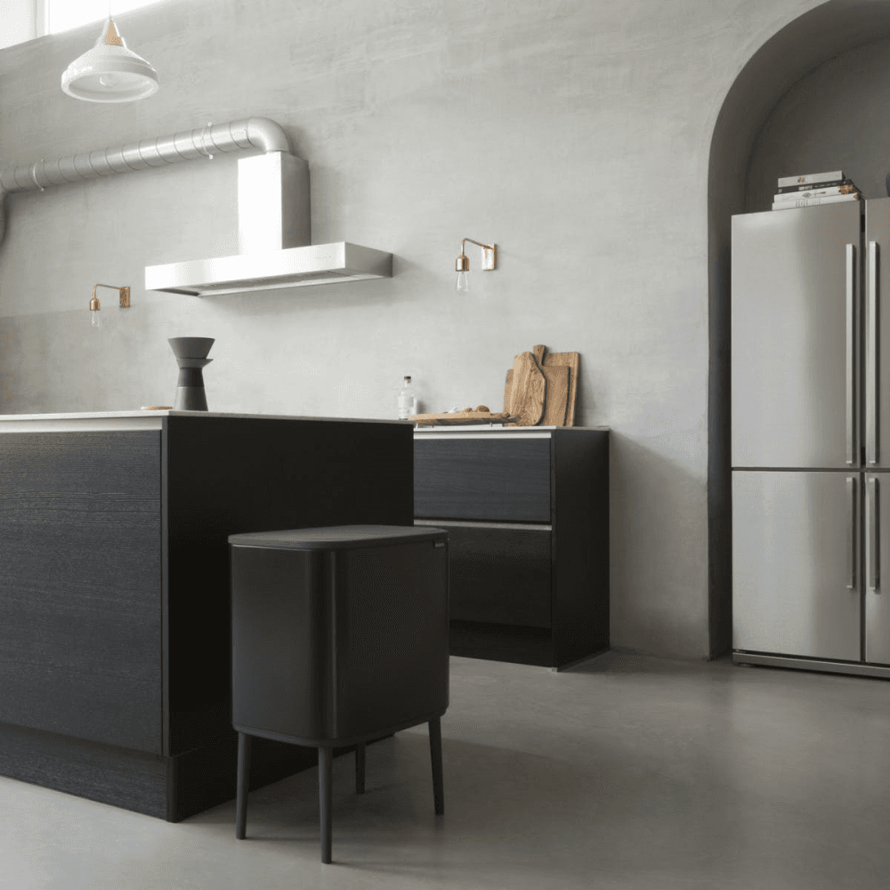 Bo Touch Bin, Matt Black