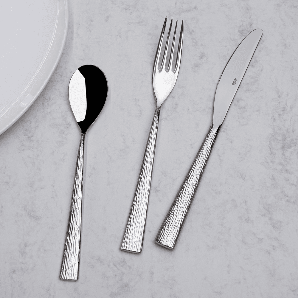 Flow 44 Piece Cutlery Set, Stainless Steel