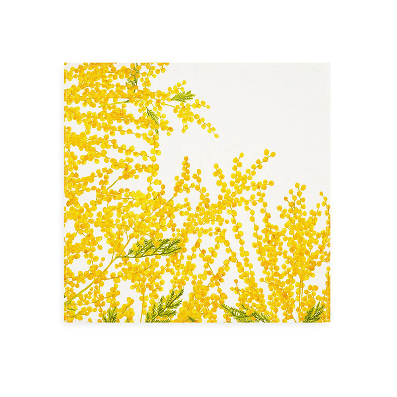 Mimose Linen Napkin, Yellow