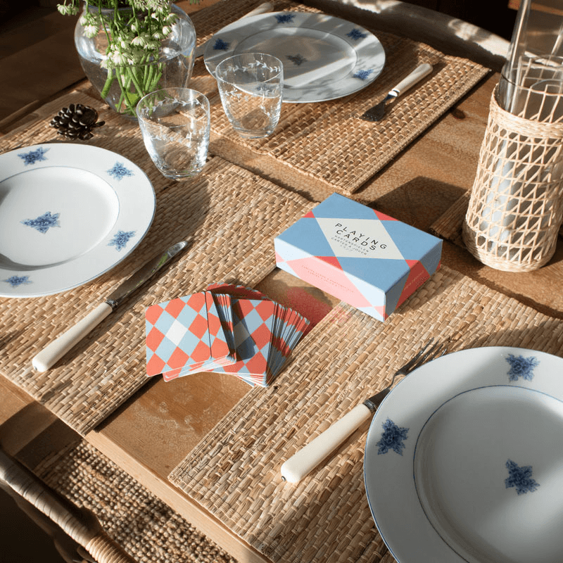 Play Double Playing Cards, Blue/Red