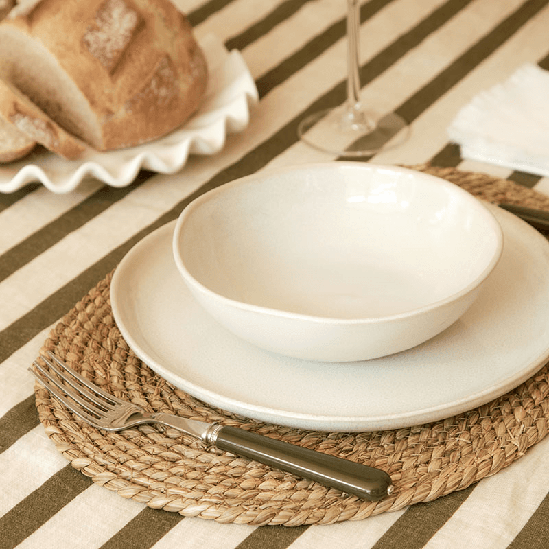 Organic Set of 4 Bowls, Cream