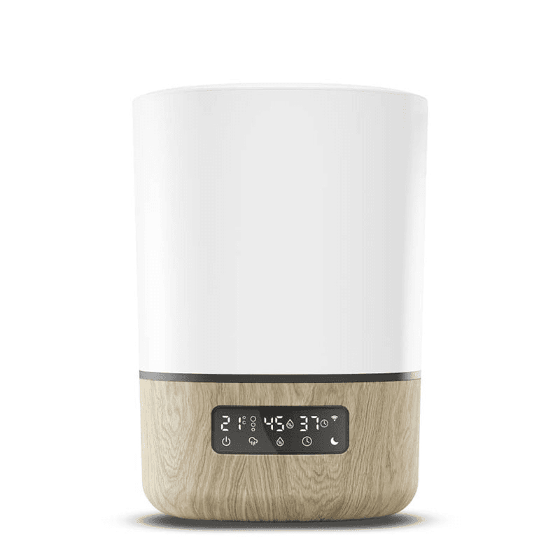 Breathe Electric Humidifier, White/ Natural