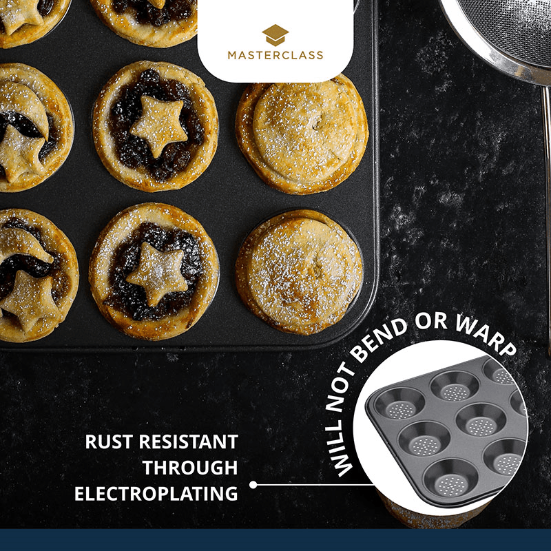 Shallow baking pan, non-stick