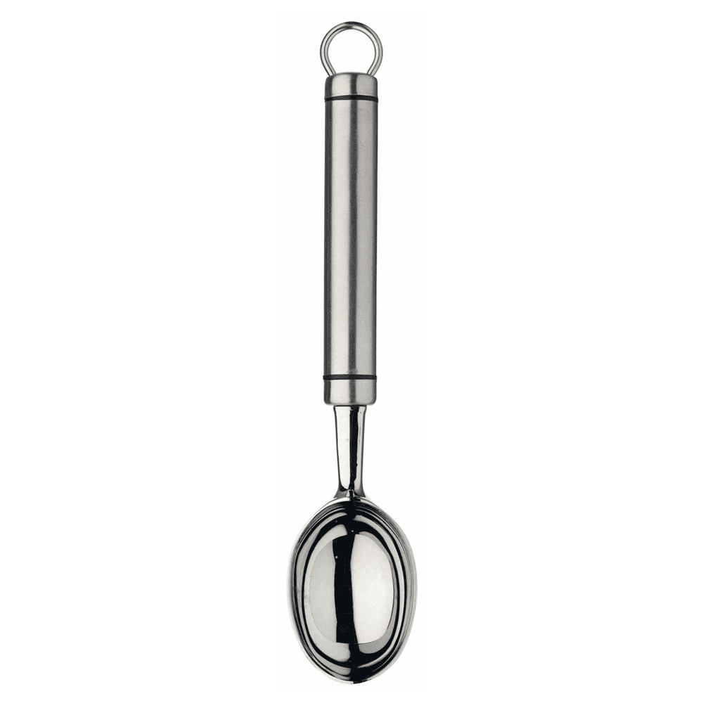 Oval Handled Ice cream scoop, stainless steel