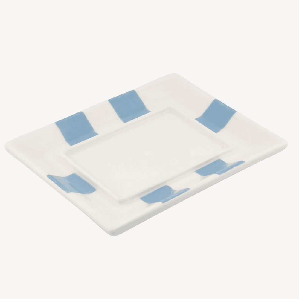 Circus Striped Butter Dish