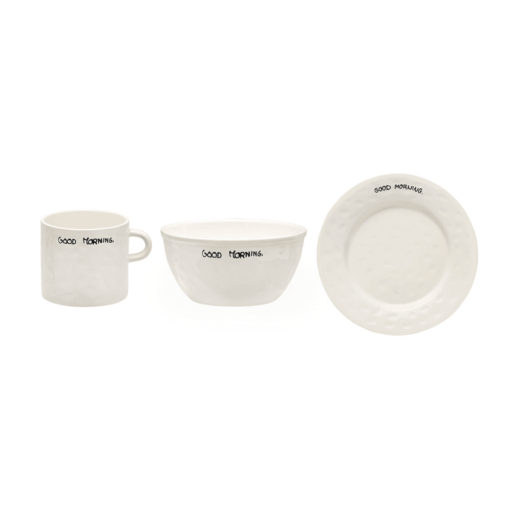Good Morning Breakfast Set, Black