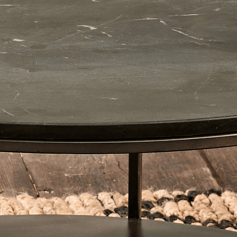 Karoko Marble Coffee Table, Black