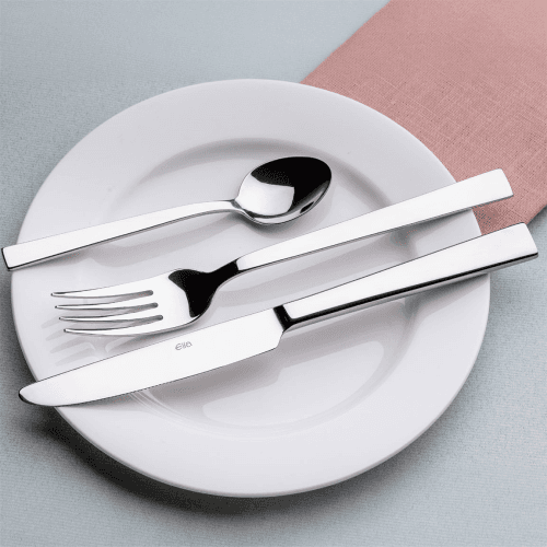 Image showing the Aria 44 Piece Cutlery Set With Canteen, Mirror Finish product.