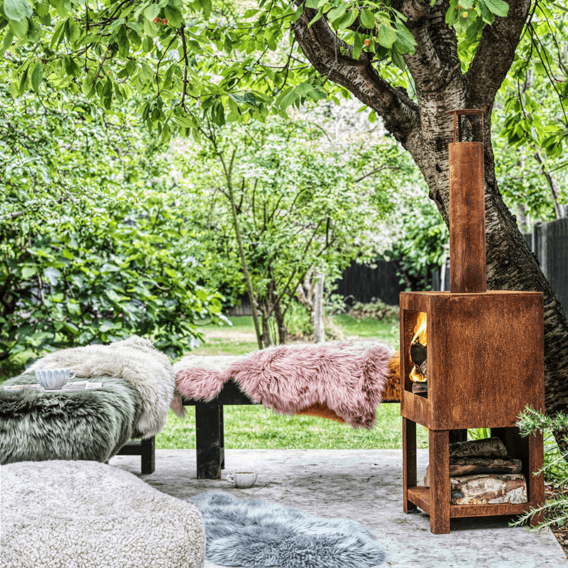 Sheepskin Rug, Dark Linen