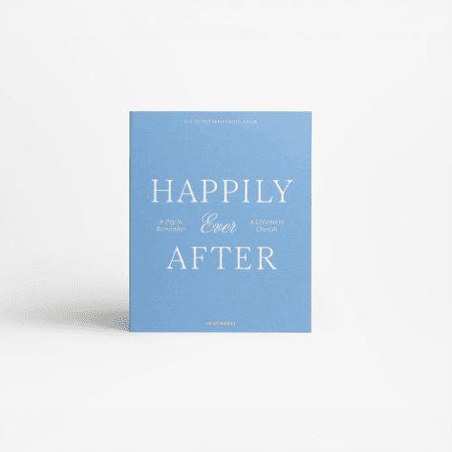 Image showing the Happily Ever After Wedding Album, Blue product.