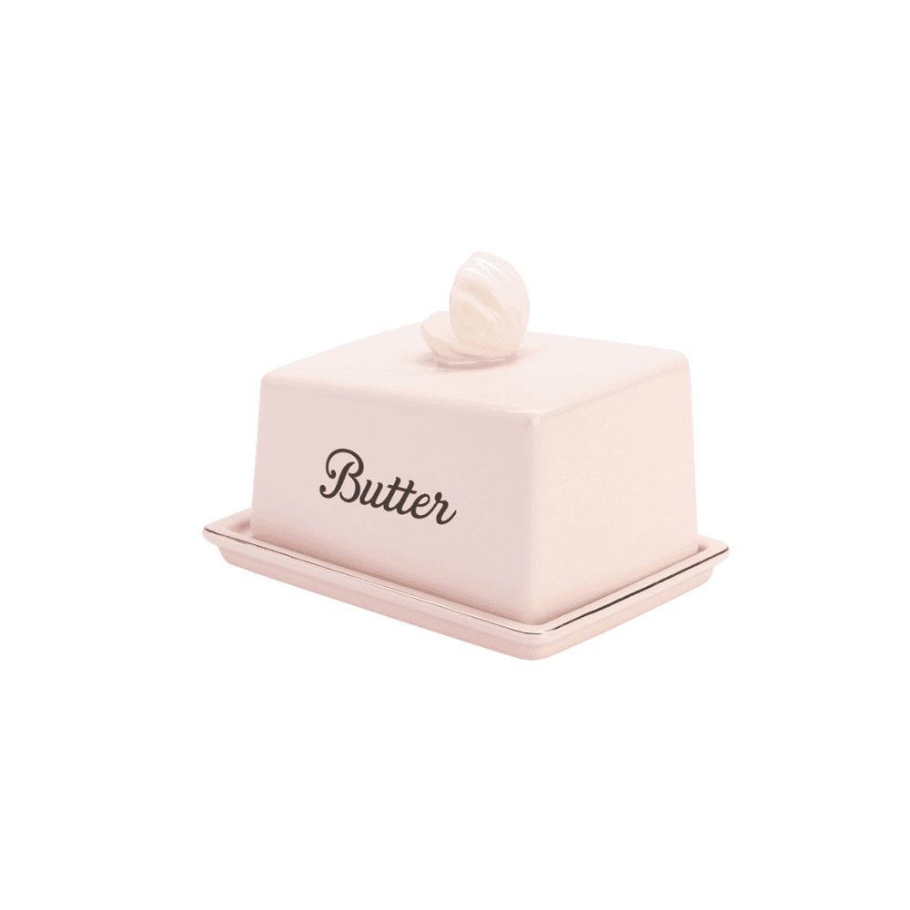 Shell Butter Dish, Pink