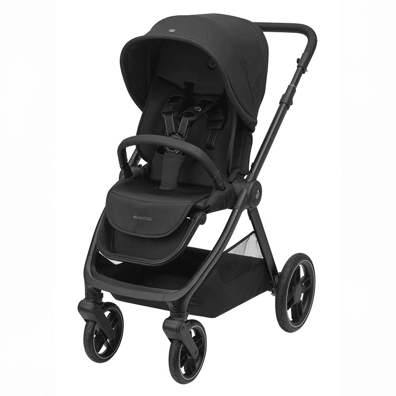 Oxford+ Premium 9 Piece Travel System Bundle, Twillic Black