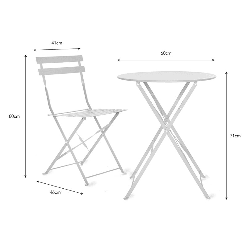 Rive Droite 3 Piece Bistro Set