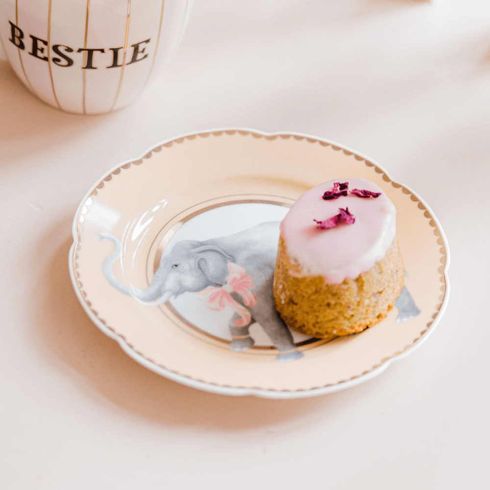 Elephant Tea Plate, Multi