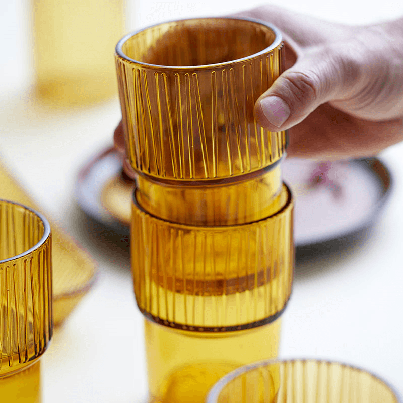 Kusintha Set of 4 Cafe Glasses