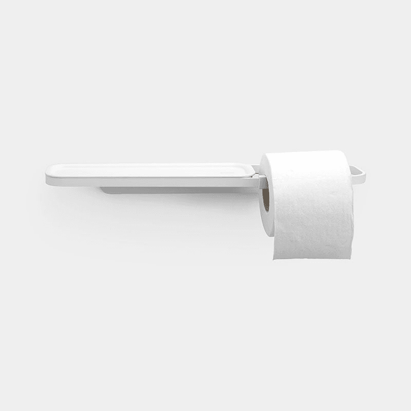 MindSet Toilet Roll Holder with Shelf