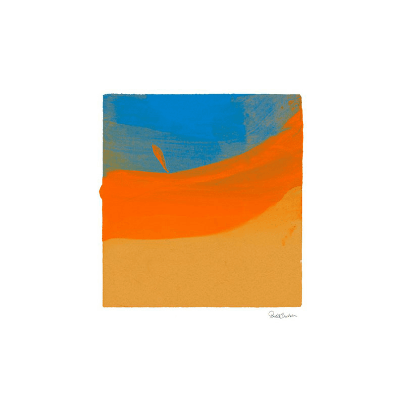 Pernille Sneholm Sunset Wave Print, Orange