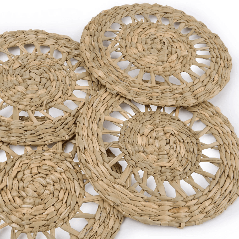 Core Set of 4 Coasters, Natural
