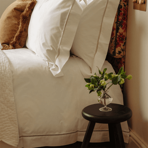 Image showing the Georgiana Ladderstitch Duvet Cover product.